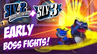 Fighting Sly Cooper Bosses EARLY!