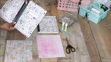 Dollar Tree DIY Composition Notebook: Easy Back to School Projects