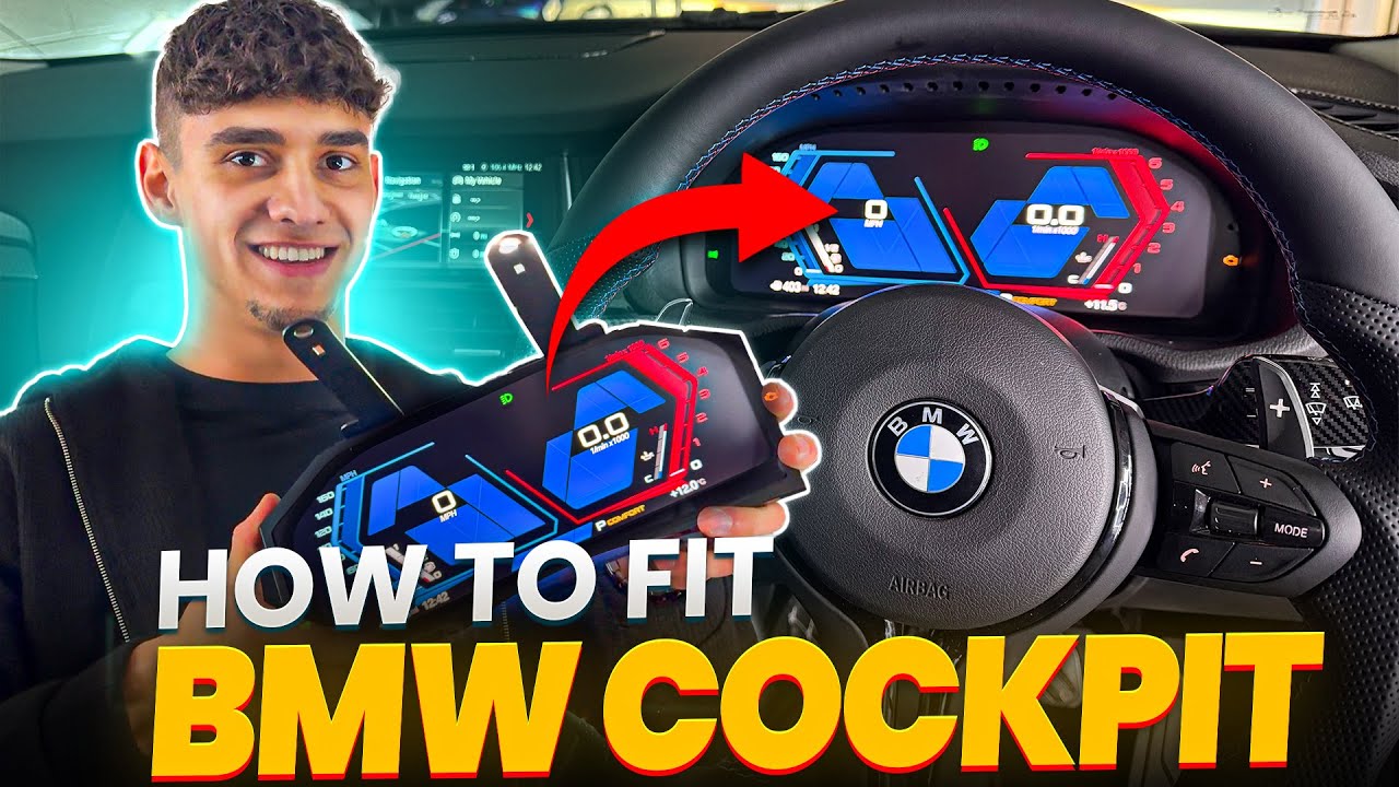 Новая цифровая приборная панель BMW — это просто невероятно!