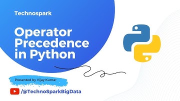 Python Tutorial - 3 Operator Precedence & Associativity in Python
