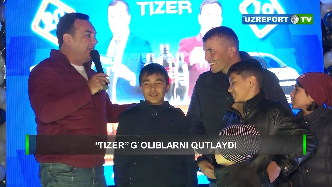 ахборот узбекистан сегодня Tizer yana bir spark avtomobilini o'z egasiga topshirdi