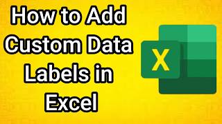 How to Add Custom Data Labels in Excel