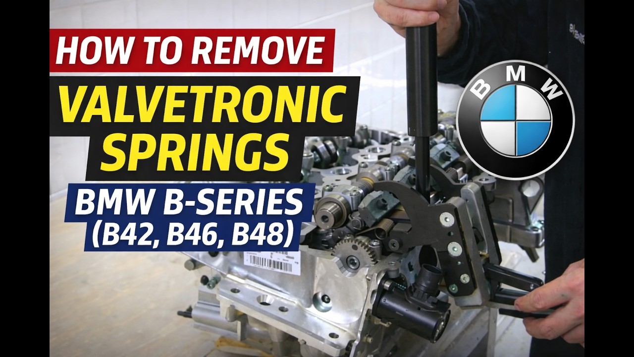 How to Remove Valvetronic Springs on BMW B-Series (B42, B46, B48) - YouTube