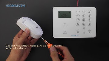 HOMSECUR GA01 4G Wireless Alarm System - HOW TO QUICK GUIDE
