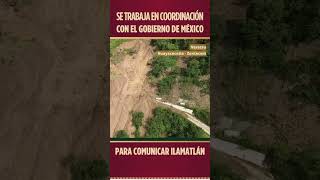 Puente provisional en la zona Huayacocotla–Zontecomatlán