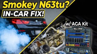 BMW N63TU VALVE STEM SEALS PT. 2 ! Changing Valve Seals with AGA (Engine in Car)