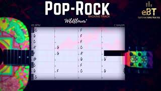 Video thumbnail of ""Wildflower" - POP-ROCK BACKING TRACK IN C"