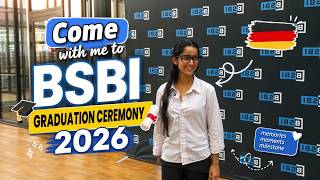 Come With Me to BSBI Graduation Ceremony 2026 🇩🇪🎓