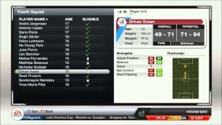 FIFA 13 GUIDE: Youth team and development walkthrough in career mode screenshot 4