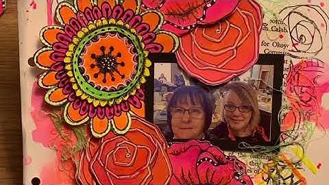 Art by Marlene scrapbook journal page