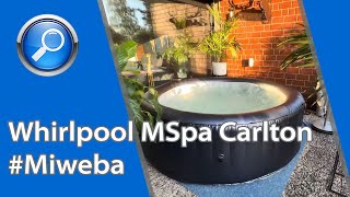 Miweba MSpa Whirlpool Muse Carlton HydroMassage Unboxing & Review  WellnessOase auf der Terrasse