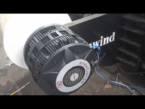 PVC PET Shrink Film Slitting Machine demonstration video