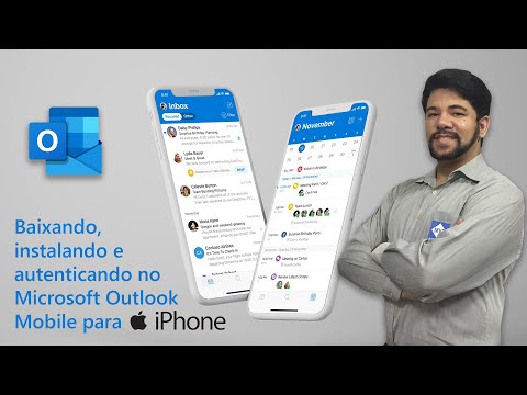 Baixando, instalando e autenticando no Microsoft #Outlook Mobile para #iPhone