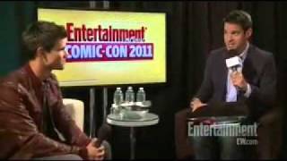 Taylor Lautner at Comic Con 2011 with interviews about Breaking Dawn and Abduction