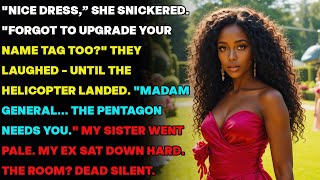 They Mocked Me at the Class Reunion — Until the Helicopter Landed “Madam General… We Need You ”