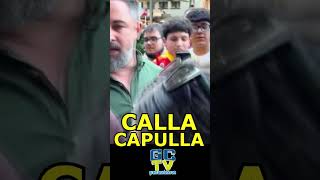 "CALLA CAPULLA" Abascal se encara con  una mujer en Cataluña