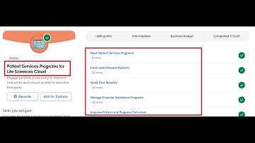 Patient Services Programs for Life Sciences Cloud | Salesforce Trailhead