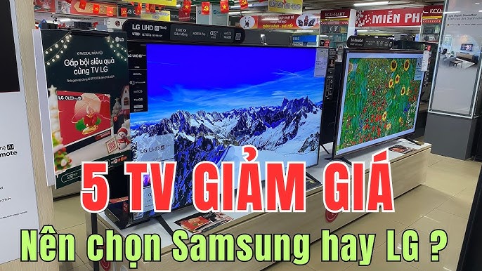 Danh sách các dòng Tivi Samsung giảm giá hấp dẫn