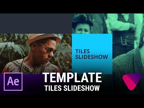 After Effects Template Tiles Slideshow