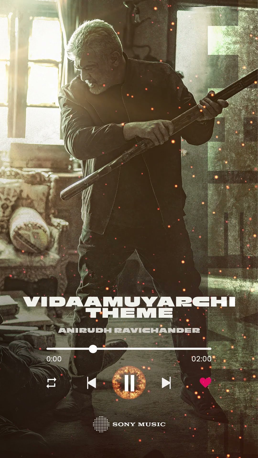 #VidaaMuyarchi ?? Theme streaming now ▶️ @sonymusic_south @anirudhofficial