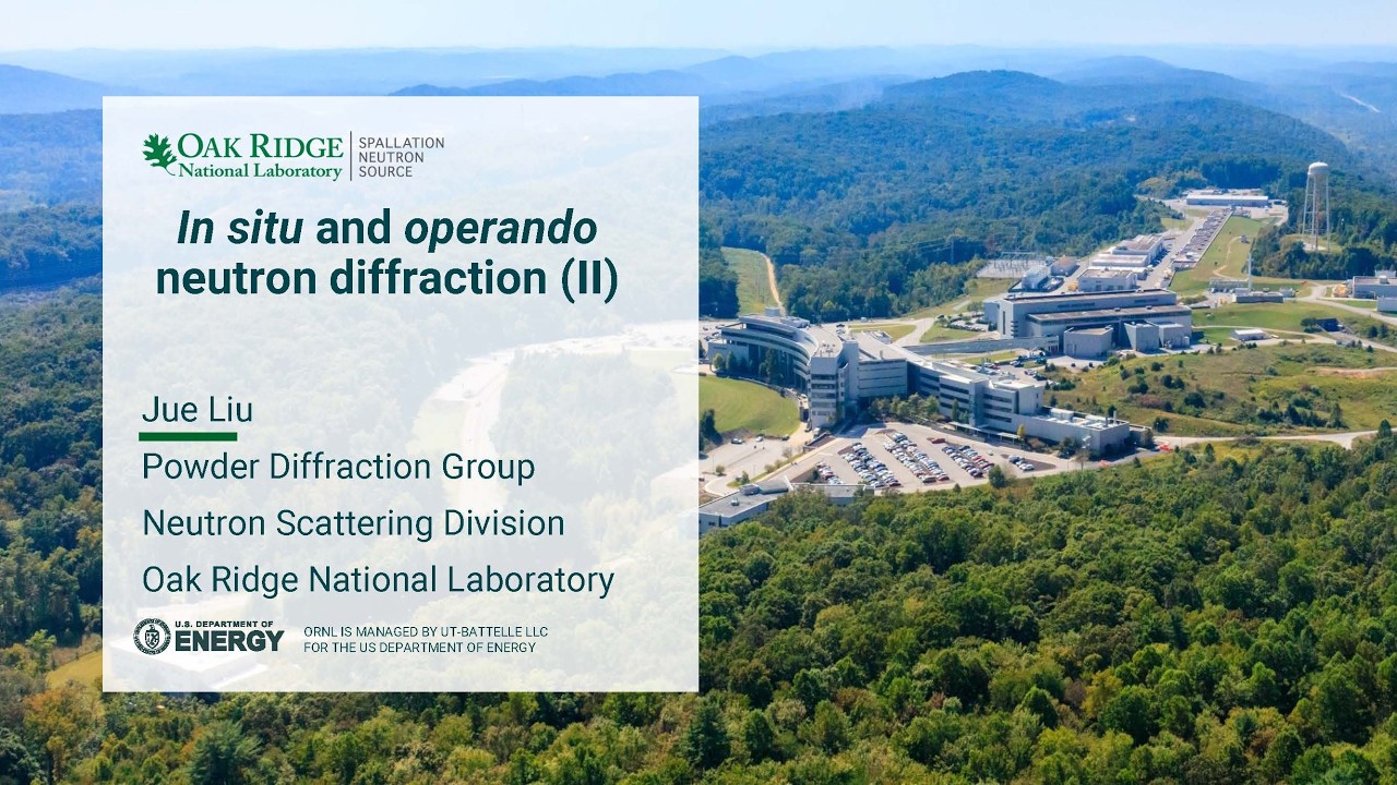 Operando Meaning In Situ and Operando Neutron Diffraction | NNSS 2025 - YouTube