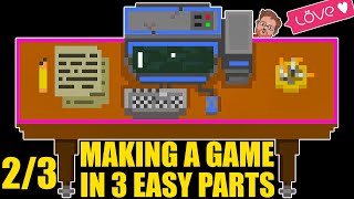 MAKING A GAME In 3 Easy Steps Using Love2D & Lua (2/3)