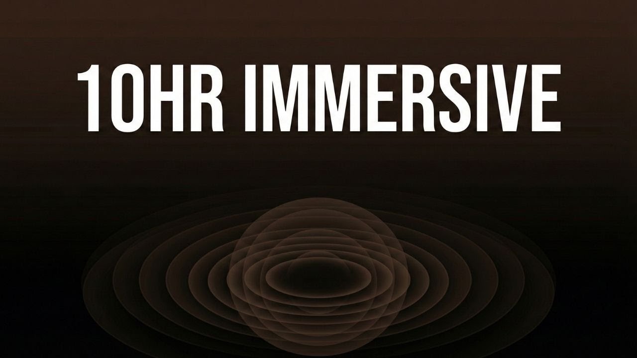 Deep Brown Noise 10 Hours | Immersive Stereo 3D for ADHD & Deep Work ...