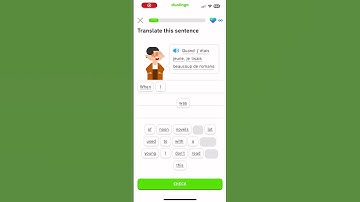 *Let’s learn French with Duolingo #beginner #french #français #france section 5:adventurer unit 8