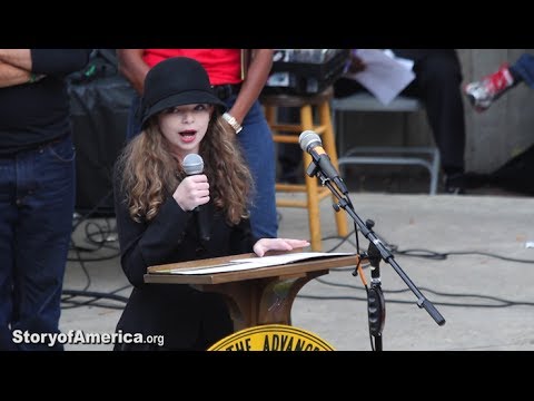 12-yr-old takes on NC Governor re. voting rights | "Story of America" #102