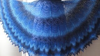 картинка: Юбка спицами по мотивам шали Фрея. Окончание. Knitting skirt