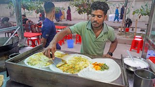 How to Make Overloaded Cheese Egg Dosa? | Bangladeshi Street Food
