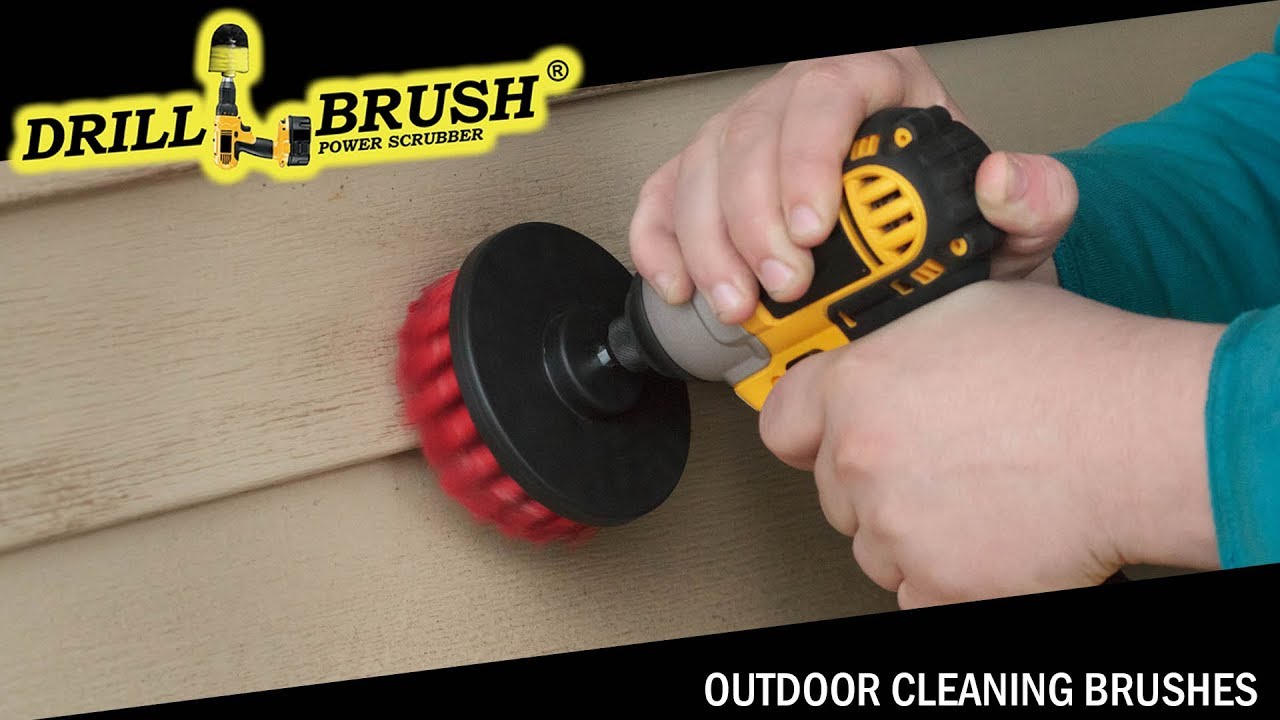 How to Clean Siding and Outdoor Decks with the Drillbrush Power Scrubber