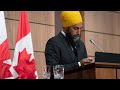 NDP Leader Jagmeet Singh speaks on being removed from the House