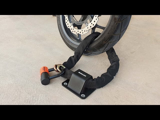 Wandanker Für Fahrrad & Motorrad - 5mm Stahl Diebstahlsicherung Für Garage & Außenbereich