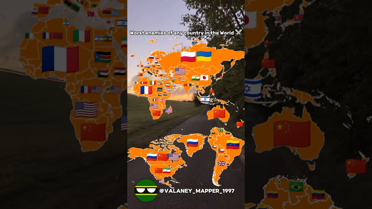 Worst enemies of any country in the World ⚔️