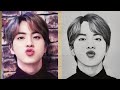 How To Draw Jin BTS Step By Step Drawing Tutorial For Beginners YouCanDraw 