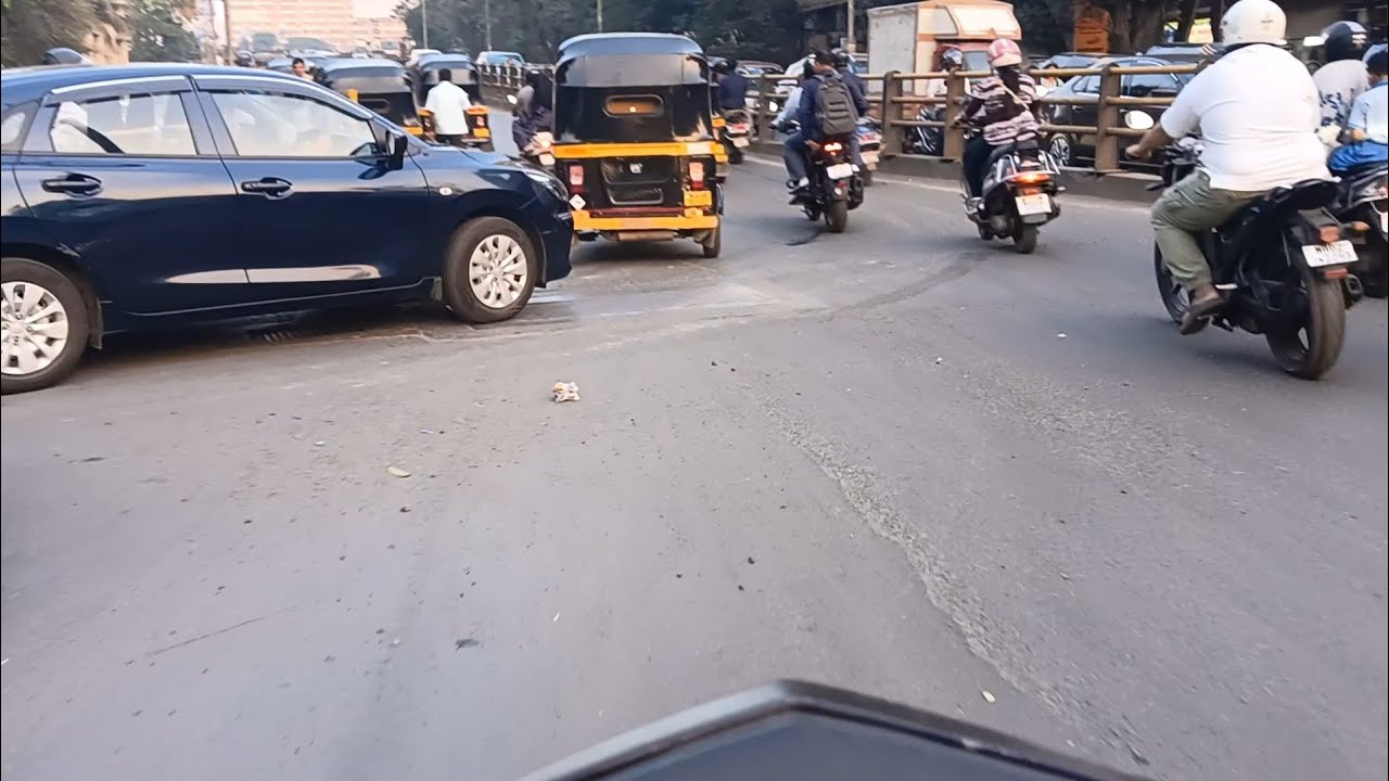 🌆 Mumbai City Traffic Ride 🏍️💨 | Street Hustle Mode ON 🥷🏻 #prorider1000 #uk07rider #ridevlog 