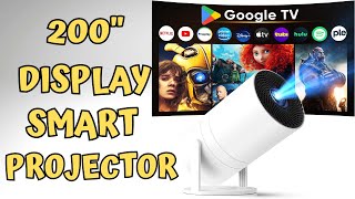 WISHOLY Mini Projector with WiFi and Bluetooth, Built-in Streaming Apps