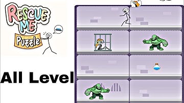 Rescue Me (WEEGOON) - All Levels 1-20 - Gameplay Walkthrough - Funny Stickman Brain Puzzle Game