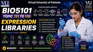 Topic 131 to 135 Expression Libraries | Biotechnology | BIO5101 | Virtual University