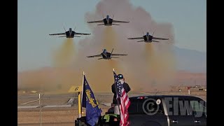 Blue Angels El Centro And Their Spectacular Take Off! Winter Training United States Navy Blue Angels