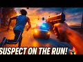 Shoplifters' Getaway Takes a Hilarious Turn with Instant Karma|police shootout bodycam| body cams