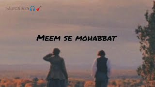 Beqarar Ye Dil - ( Lyrics Video ) Covered By Super Saleem | Asim Azhar | Meem Se Muhabbat | Hum TV
