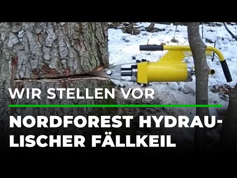 Hydraulischer Fällkeil von Nordforest - www.grube.de