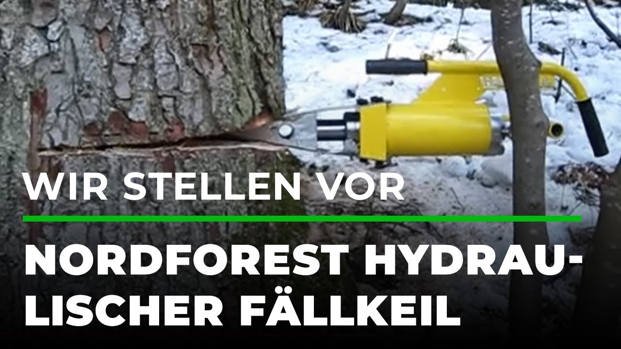 Wir stellen vor: Hydraulischer Fällkeil von Nordforest | GRUBE.DE
