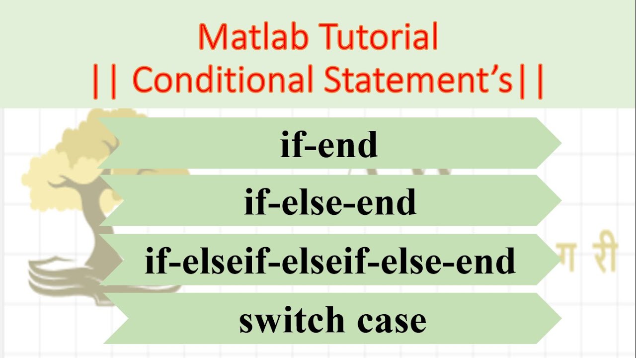 06. Conditional Statements || Matlab Tutorials || - YouTube