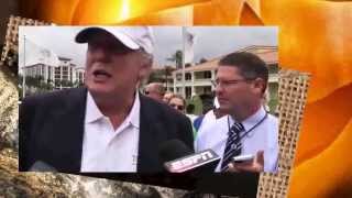 Donald Trump returns 3 iron tossed in pond to Rory McIlroy