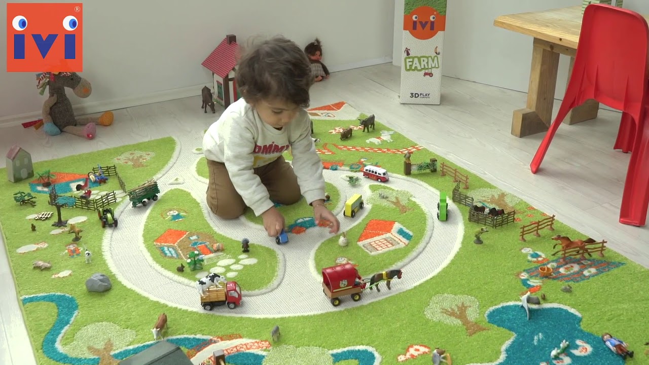 IVI Farm 3D Play Rug