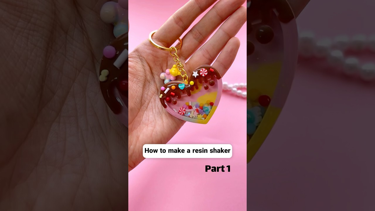 How to make resin shaker | part 1 #cute #diy #handmade #resin #art #craft #shaker #resinart n