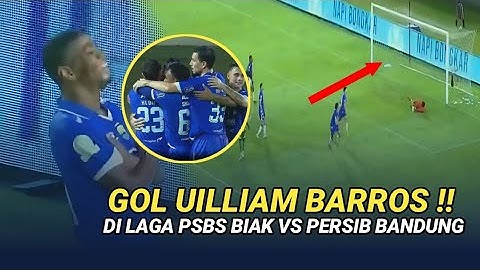 Highlight psbs biak vs persib bandung || Gol uilliam barros di laga psbs biak vs persib bandung 🥶🔥